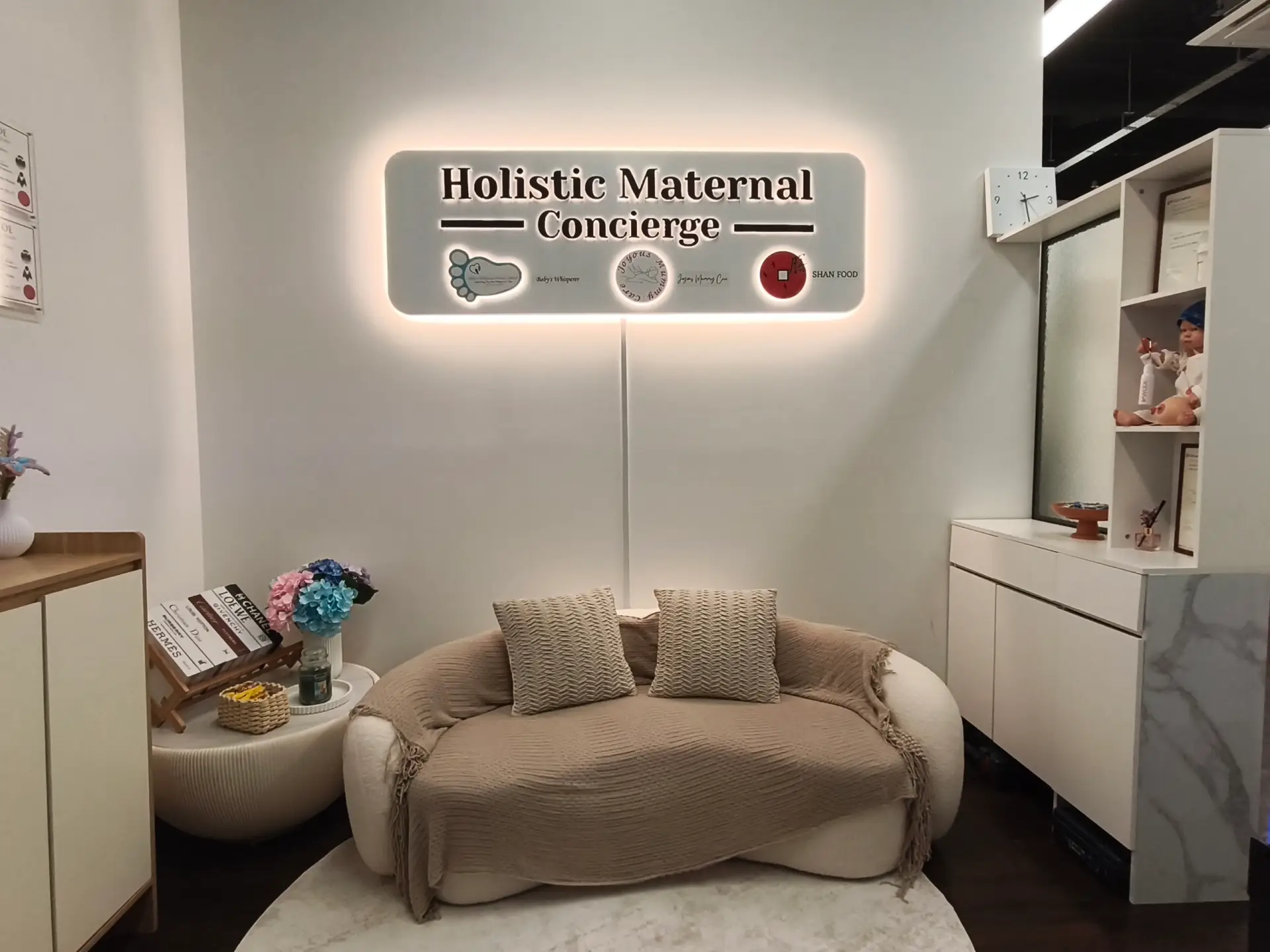 Holistic Maternal Concierge reception Singapore
